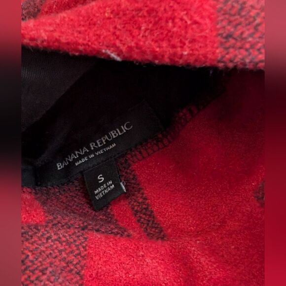 Banana Republic wool blend Reversible plaid vest size s - Picture 12 of 14